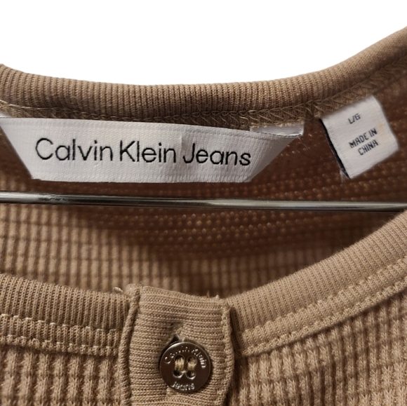 Calvin Klein Jeans waffle knit tank M - Picture 4 of 5